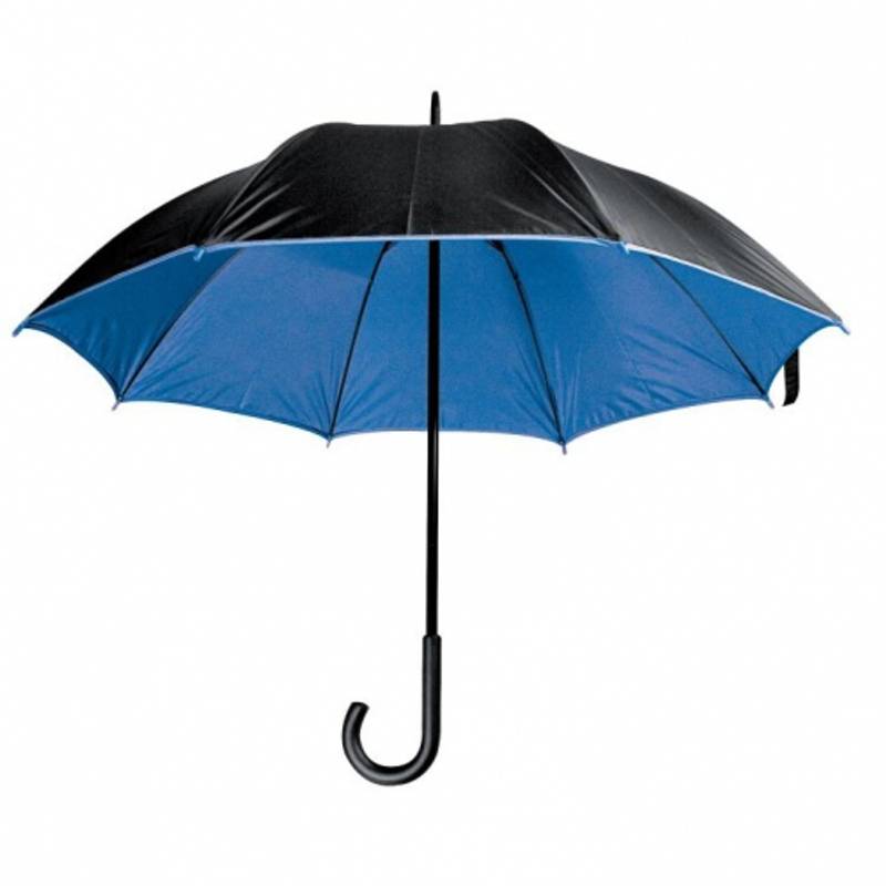 Luxusní deštník s dvojitým nylonovým krytím, modrá Luxusní deštník s dvojitým nylonovým krytím, modrá